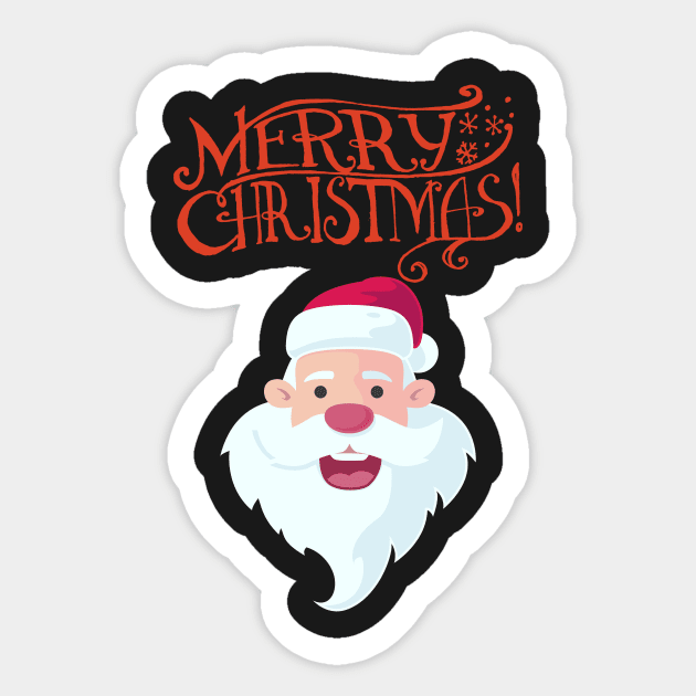 Merry Christmas 2017 Sticker by teegear
